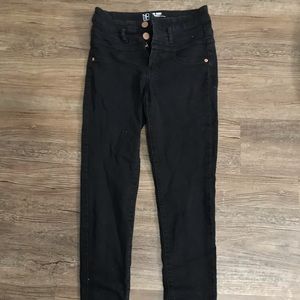 Black Mid Rise Jeans